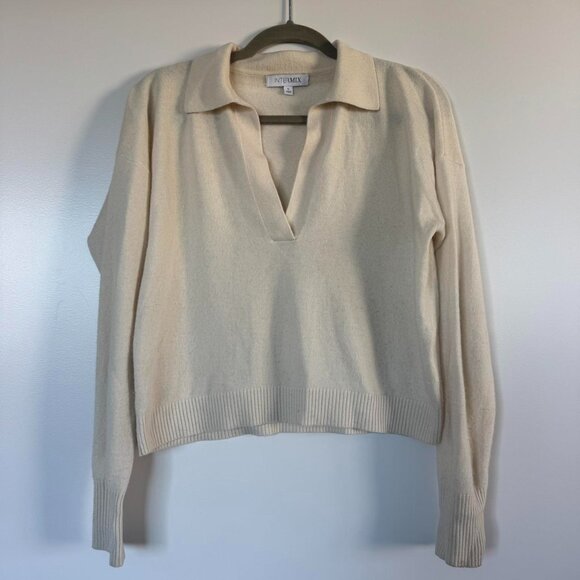 Intermix Cream Cashmere Sweater - Picture 1 of 4